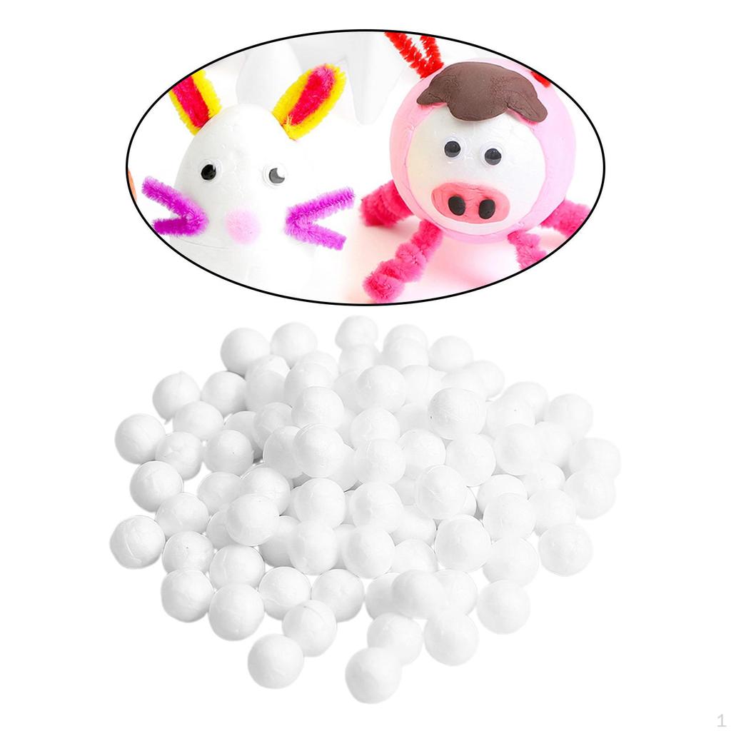 100 Pcs Balls -Craft Foam -Foam Craft for Arts and Crafts, Home,
