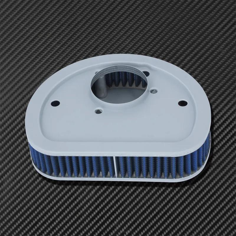 Motorcycle Air Filter Intake Blue Element Cleaner For Harley Touring Road Glide Softail Classic Breakout Fat Boy Dyna Low Rider