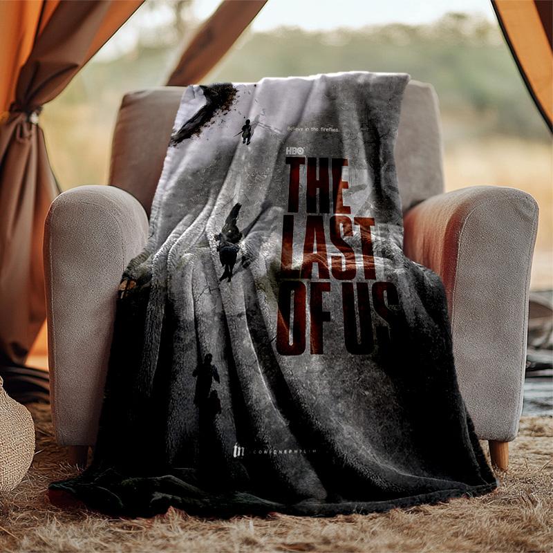 Lost Flannel Blanket Soft Warm All-Season Throw, Design for Camping, Car Travel, Hiking Sofa, Bed, Office Perfect Gift for Parties