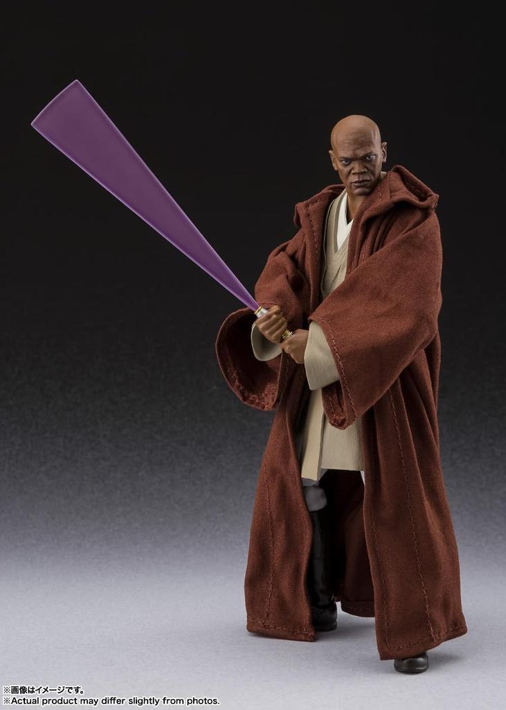 TAMASHII NATIONS Звездные войны Эпизод III Месть Ситхов Мейс Винду Месть 150-мм ПВХ АБС Ткань Раскрашенная Артикулированная Фигурка S.H.Figuarts III