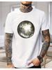 Retro Silver Shiny Disco Ball Graphic Unisexs Cotton Short Sleeve Tee 70s 80s Dance Party Club Music Lover Casual Street Daily Tops