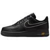 Nike Air Force 1 Low Black Laser Orange Men Sneakers Metallic-Silver IB7677-001