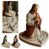 Статуэтка-держатель для четток Девы Марии, смола, элегантная, Our Lady, шкатулка для молитвенных четок, статуэтка Богоматери Милостивой, настольные украшения, декор для дома