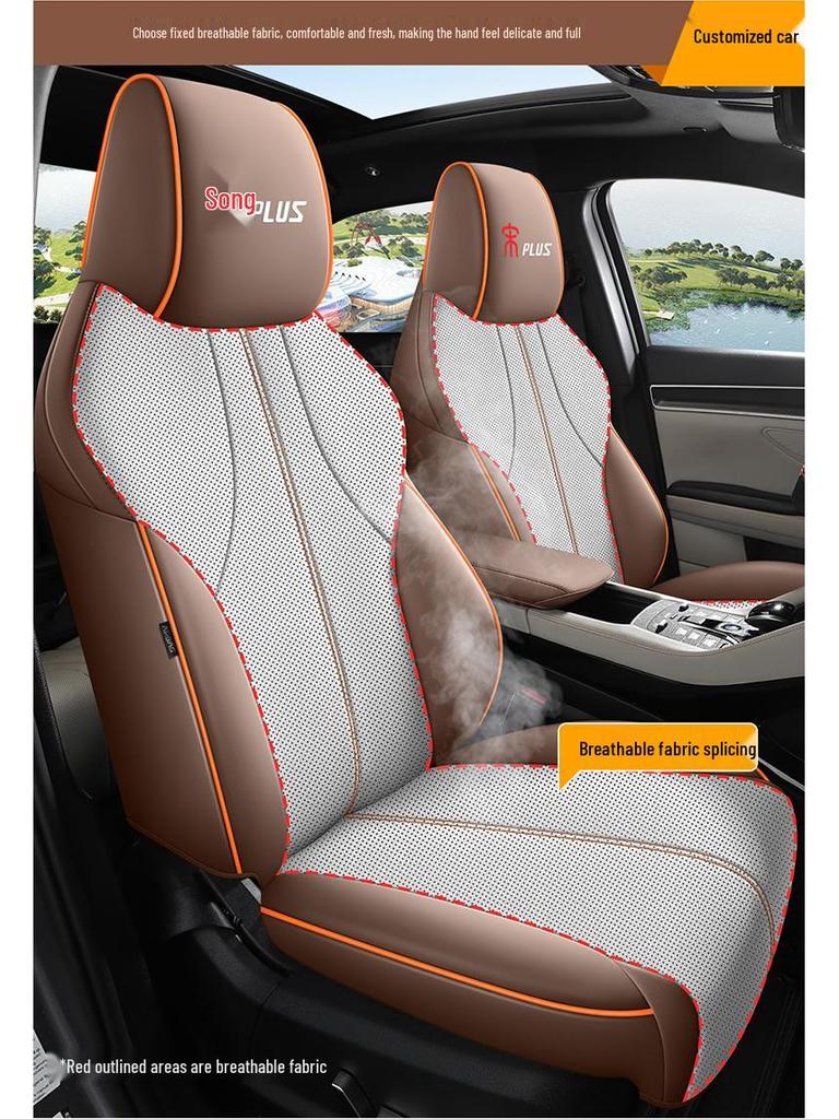 BYD Song Plus Seat Cover - Universal, All-Season, Full-Surround for New Energy Vehicles