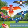 Kite Children Kite Toy Cartoon Swallows Eagle Flying Kids Handle Toys Kite With Kite Outdoor O6x8