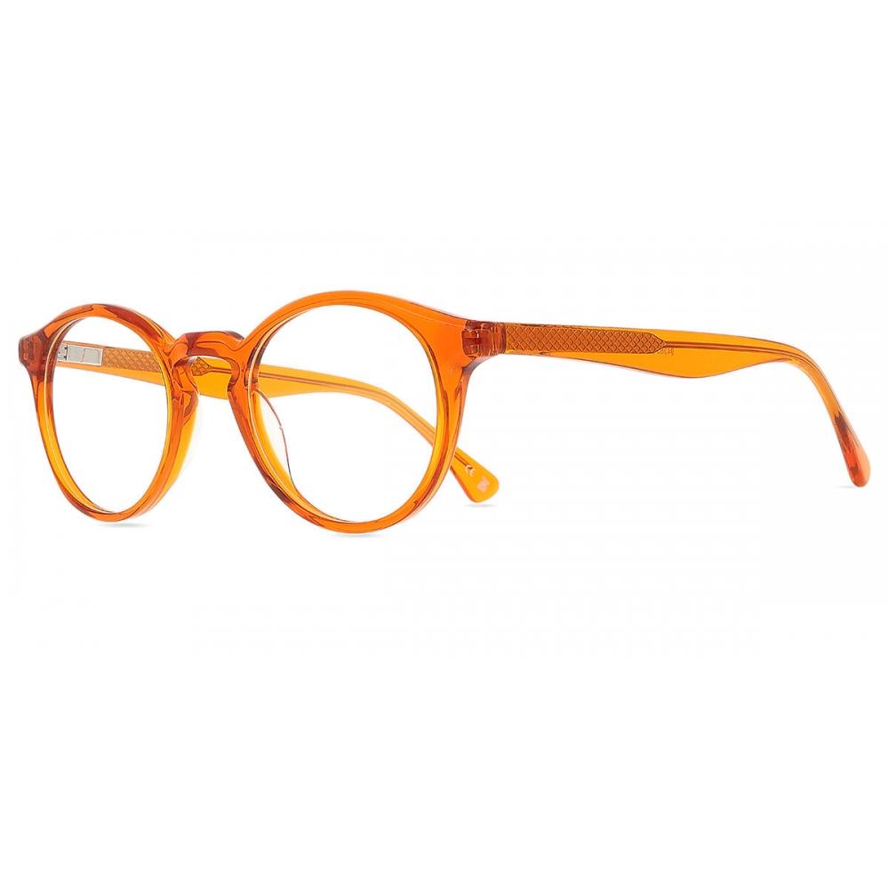 Full Rim Oval Transparent Orange Smartbuy Collection Flare 94363 C4 Fashion Unisex Eyeglasses
