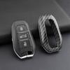 Peugeot Citroen DS Key Cover: Carbon Fiber Protective Shell for 4008, 5008, C5 Smart Remote.