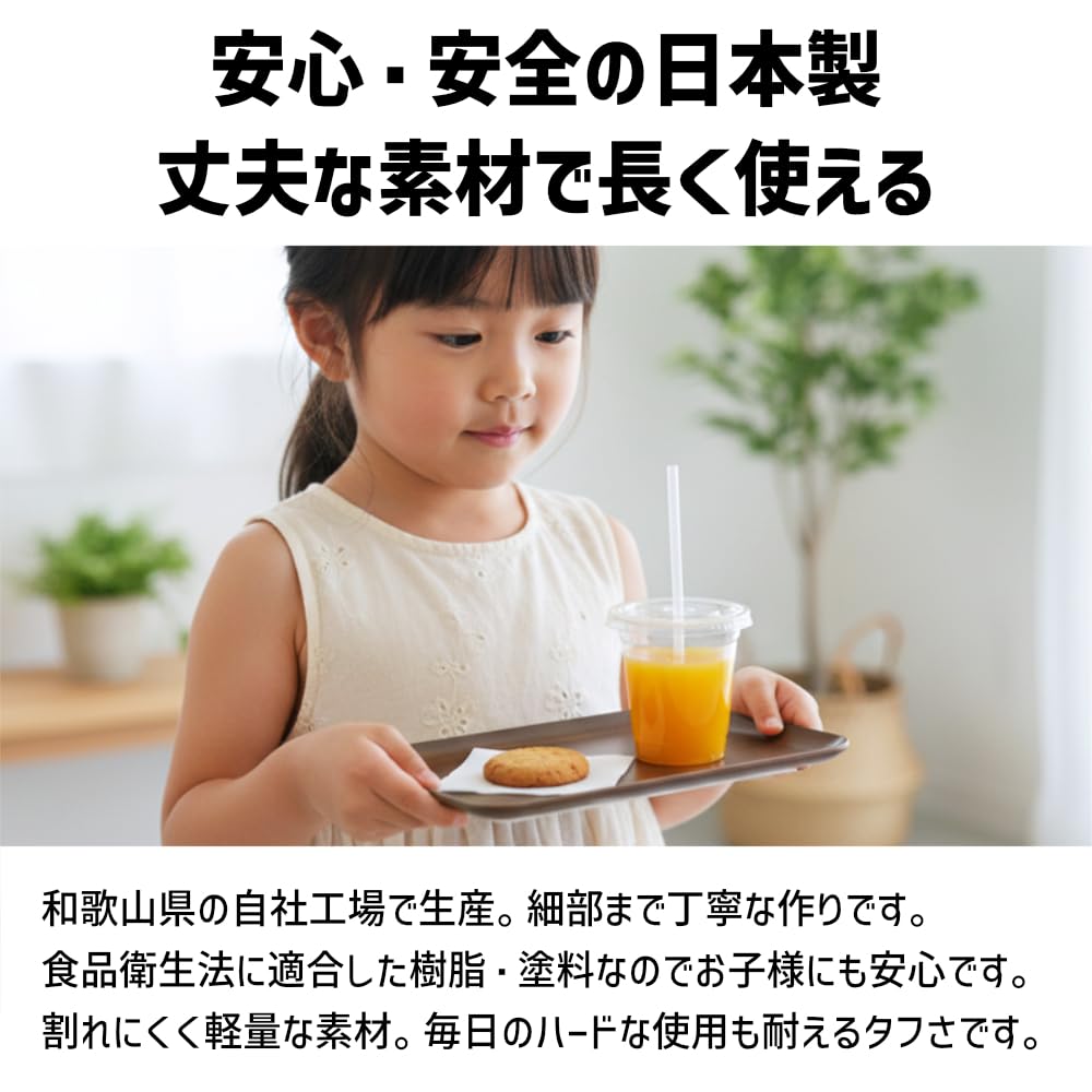 TATSU-CRAFT Magnetic Tray Large 39cm Natural Non-Slip Refrigerator Storage Kitchen Steel