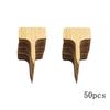 5/10/20/30/50PCS Bamboo Plant Labels Vegetable Garden Markers T-Type Plant Tags for Plants