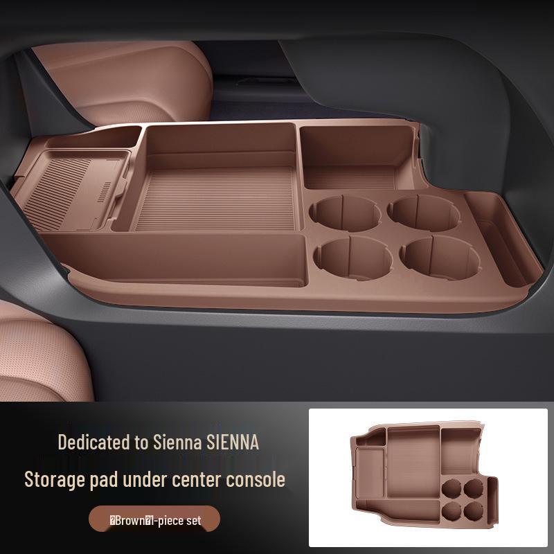Accessories for 24-Model Sienna/Granvia Center Console Lower Storage Box