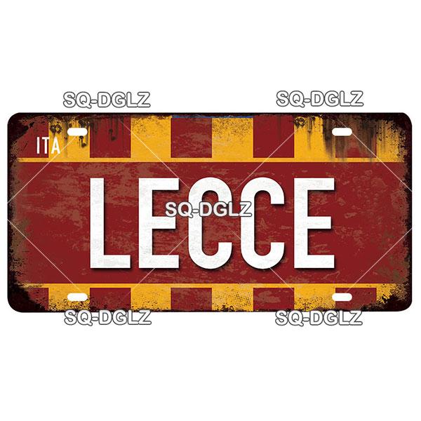 [SQ-DGLZ] Итальянский городской номерной знак, металлический знак, винтажная табличка, жестяная вывеска, настенный декор, декор для бара, плакат с флагом DULIN/ROMA/MILAN
