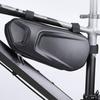 Bicycle Top Tube Triangle Bag EVA Hard Shell Waterproof Lightweight MTB Road Mountain Bicycle Front Frame Storage Pouch Cycling Bike Accessories