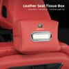 RYXA9 Car Tissue Box Holder For Alfa Romeo 4C 159 166  Giulia Giulietta 156 147 Leather Car Armrest Napkin Case Sun Visor Backseat Bag