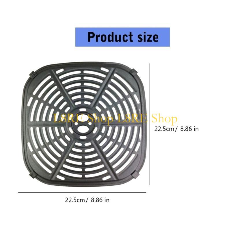 L8RE Металлические вкладыши для тарелки аэрофритюрницы 6QT Металлическая подставка для аэрофритюрницы Аксессуары из углеродистой стали для аэрофритюрницы Подходят для выпечки и приготовления