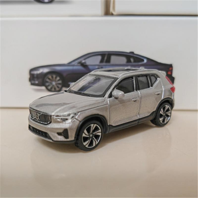1:64 Модели автомобилей Volvo XC40 XC60 XC90 C40 S90 V90 из сплава, литые металлические игрушечные машинки, миниатюрная модель автомобиля, подарок для детей