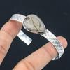 Wedding Gift For Her 925 Silver Natural Septarian Gemstone Bangle Adjustable