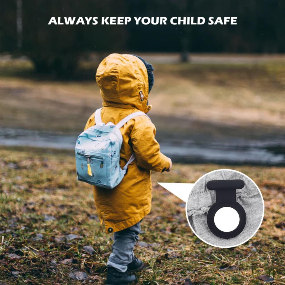 For Apple Airtags Tag Case Silicone Clothes Pin Protective For Airtag Tracker Locator Device Anti-lost