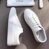 Новые маленькие белые туфли женские туфли на плоской подошве кожаные повседневные туфли одинарные туфли классические универсальные парные кеды женские