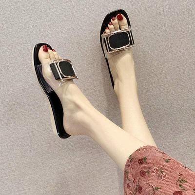 Шикарные шлепанцы: Женские пляжные сандалии с нескользящей подошвой - Европейский, американский и корейский стиль для летних путешествий