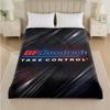 BFGoodrich Print Flannel Blanket Cozy Lightweight Plush Throw Blanket For Bed Sofa Household Use