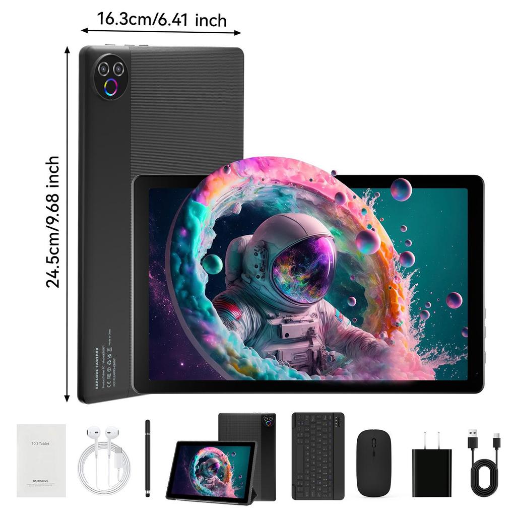 Современный планшет 20 ГБ + 64 ГБ Android 15 Tf(макс. 1 ТБ) С комплектом