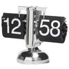 Creative Retro Flip Clock - Modern Simple Design, Ingenious Single-Leg Balance for Living Room Decor