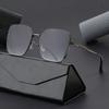 Custom Logo Retro Square Sunglasses for Women New Arrival UV 400 Anti-Radiation Classic Metal Fashion Sun Glasses