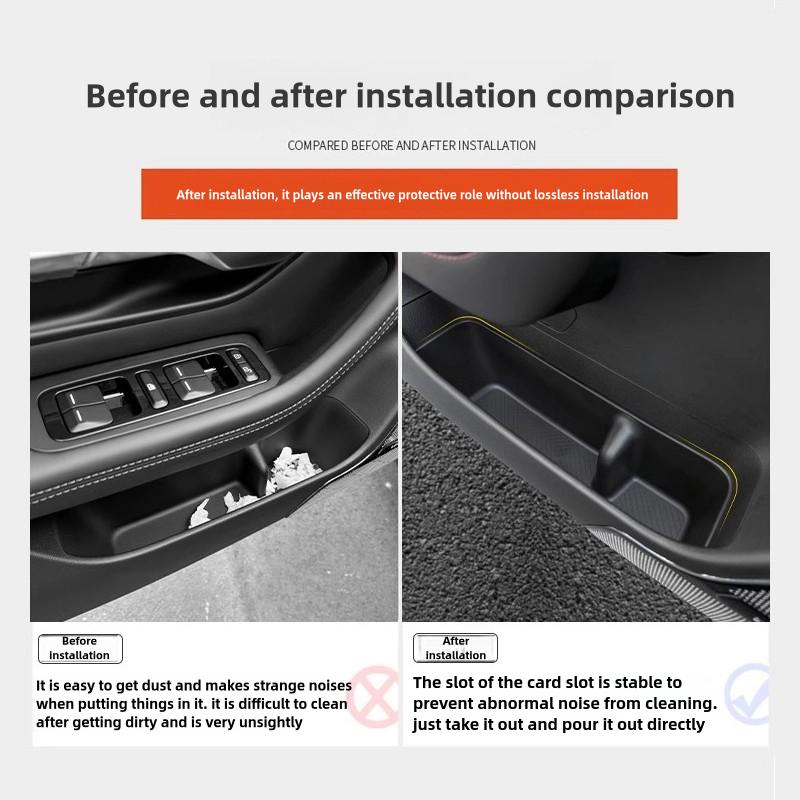 Storage Box For Xpeng P7 P7i 2022-25 Accessories Front Rear Door Handle Storage Organizer Car Door Accessories Side Storage Box