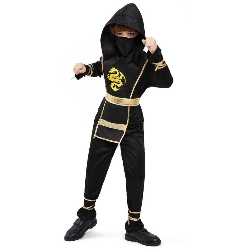 Детский костюм Наруто для выступления Новый костюм аниме на Хэллоуин, костюм самурая Костюм ниндзя