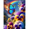 Полная квадратная круглая алмазная картина бабочка мозаика вышивка крестом животное картина стразы вышивка настенное искусство