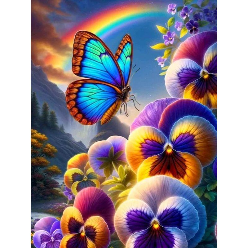 Полная квадратная круглая алмазная картина бабочка мозаика вышивка крестом животное картина стразы вышивка настенное искусство