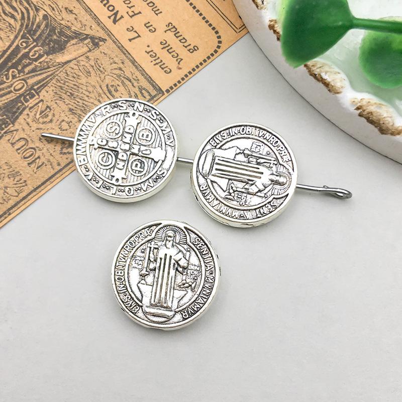 Винтажный серебряный сплав браслет подвеска для самостоятельного изготовления ювелирных изделий