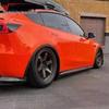Боковые юбки-аэродинамические накладки на бампер Tesla Model Y из углеродного волокна