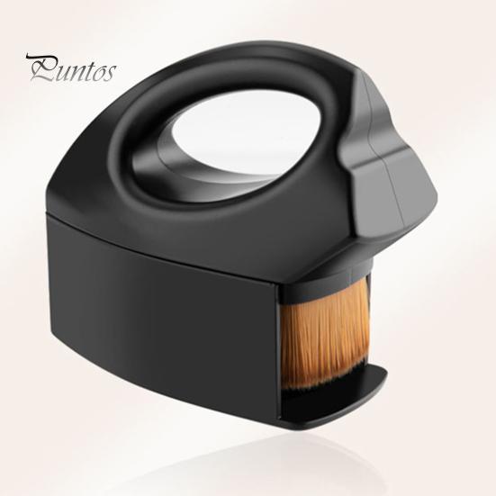 Кисть для тонального крема, портативная, пыленепроницаемая, компактного размера, кисть для нанесения макияжа с плоской головкой, женские подарочные аксессуары