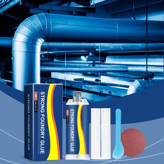 Высокотемпературный металлический эпоксидный клей AB для ремонта нержавеющей стали, меди, алюминия, водостойкая клеевая паста, улучшенный литьевой клей