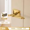 Living Room Double Handle Door Lock Universal Silent Locks Bedroom Magnetic Lock Golden Split Locks Door Hardware Accessories