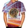 Newest BTC Bitcoin 3D Print T-shirt Men/Women Funny Short Sleeved Tees Cool Summer Men Women Kids T Shirt Pullover Tops 100-6XL