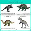Фигурки динозавров Пластиковая модель Для детей Образовательный Декор и Демонстрация Игровая комната