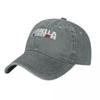 Bardella 2027 Retro French Text denim Hat Outdoor Adventures Caps Men Baseball Cap For Men