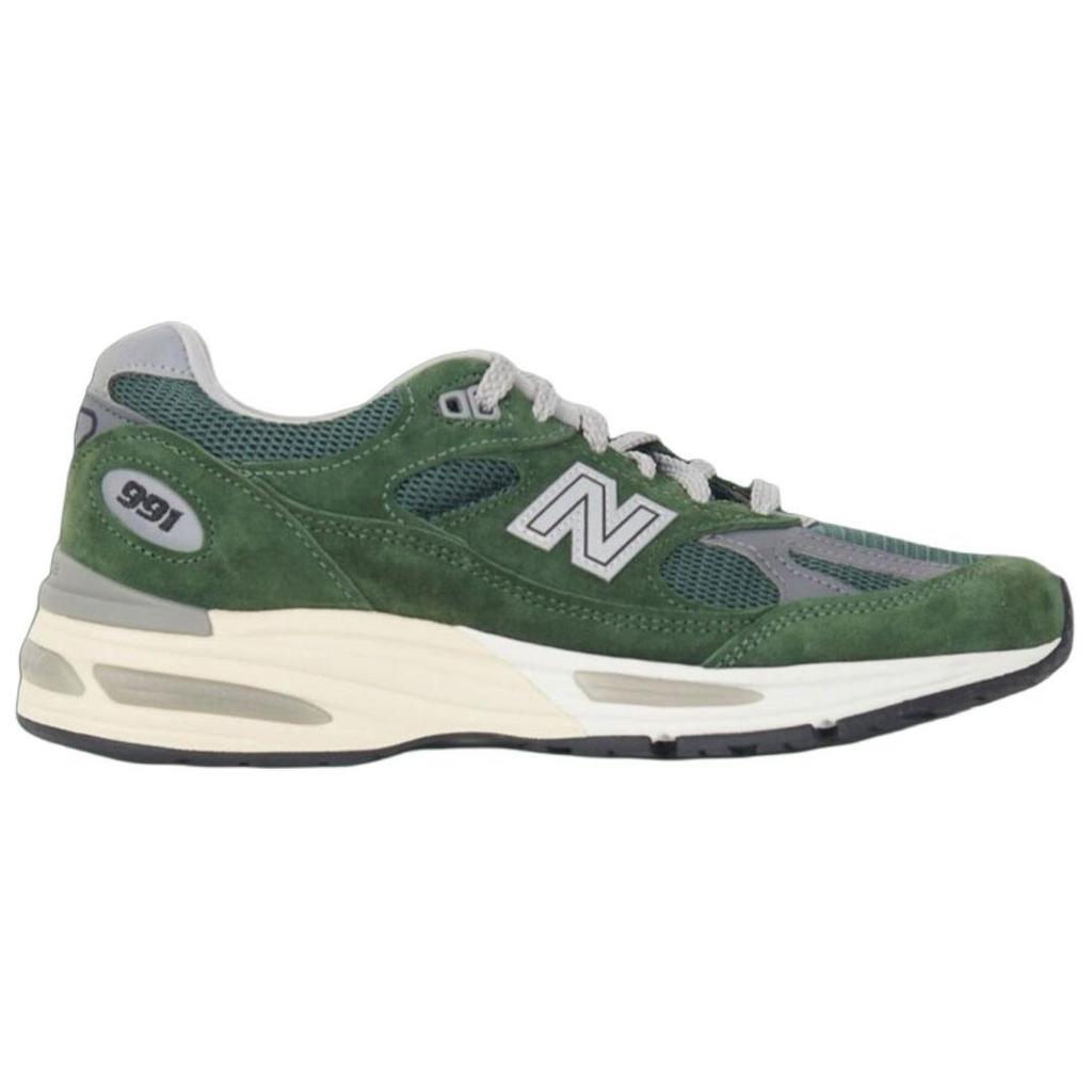 New Balance 991v2 Сделано в Англии Кроссовки унисекс Kombu Зеленые U991GR2
