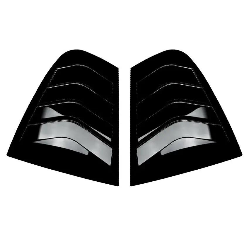 Для седана BMW 3 серии F30 318i 320i 325i 2013-2019 Задняя решетка окна Боковая накладка-жалюзи Наклейка Вентиляционное отверстие Совок АБС Карбон