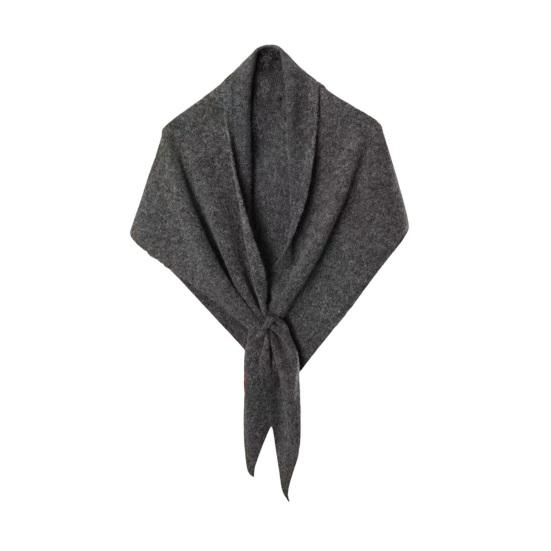 Women Knitted Shawl Wrap Striped Print Cardigan Cape Wool Cashmere Scarf Comfortable Ladies Accessory