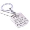 Daddy and Girl Love Heart Letters Pendant Necklace Keyring Set Key Chain Jewelry AVE