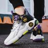 Мужские модные баскетбольные кроссовки — кроссовки на толстой подошве для бега на весну/лето для молодежи