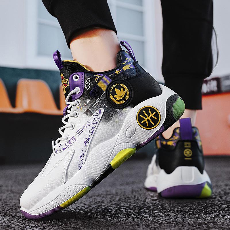 Мужские модные баскетбольные кроссовки — кроссовки на толстой подошве для бега на весну/лето для молодежи