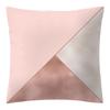 Luxurious Pillow Case Rose Gold Geometric Pineapple Glitter Cushion Cover For Stylish Home Decor