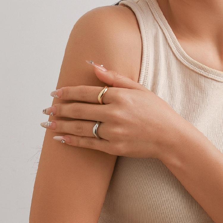 Удобные кольца в форме жидкой лавы, уникальные кольца для пальцев, украшения для модниц