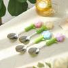Cartoon Sunflower Stainless Steel Kids Fork Set