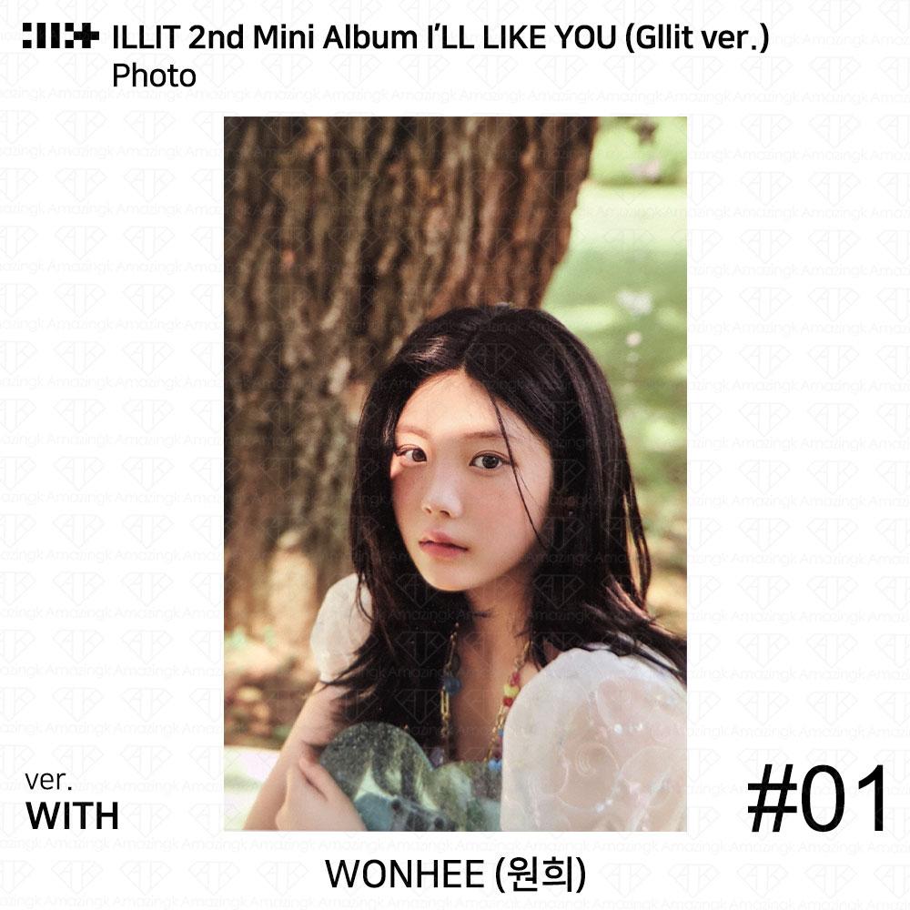 ILLIT 2-й мини-альбом I'LL LAKE YOU Gllit Ver To с фотокарточкой Between Photocard Photo