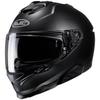 HJC HELMETS Motorcycle Helmet Full Face Sun Visor Ventilation Internal Removable Intercom Compatible Smart HJC I71 Solid HJH247 SEMI FLAT BLACK